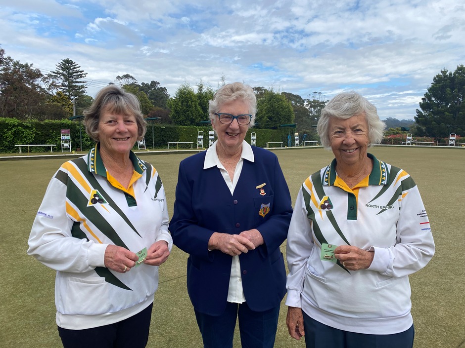 District Senior Pairs Winners - North Epping Bowling & Community Club